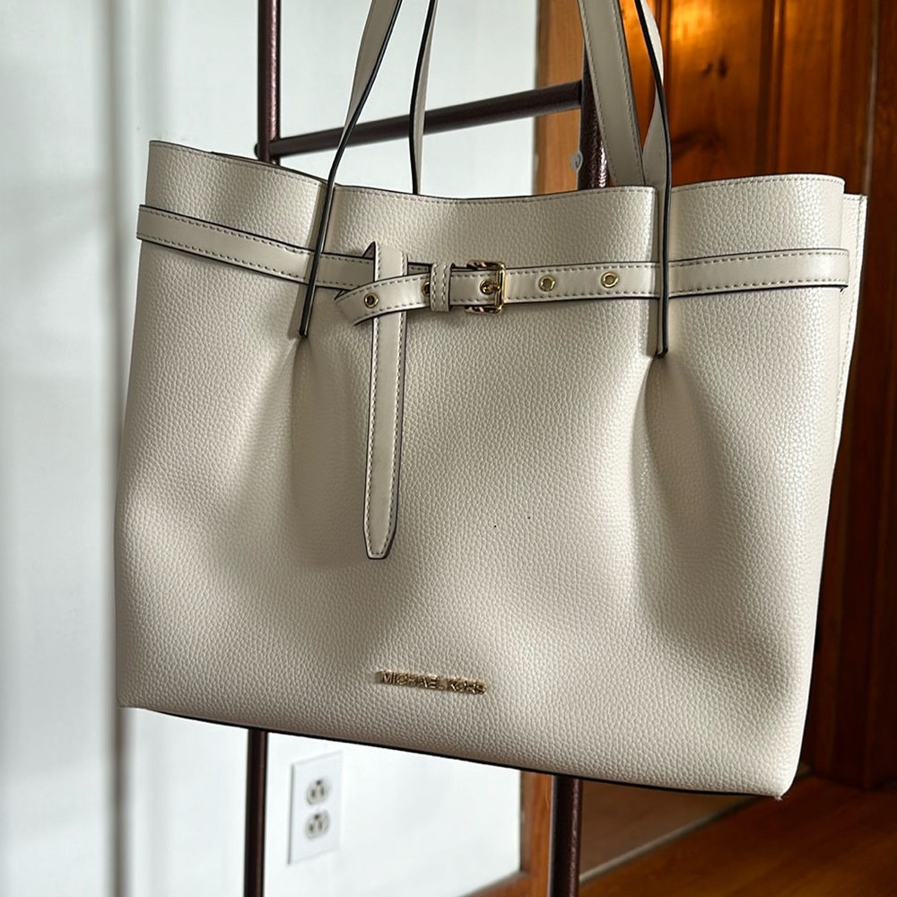 Michael Kors large white purse